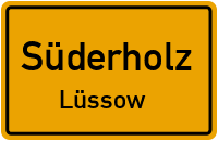Straßen in Süderholz Lüssow