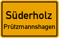 Straßen in Süderholz Prützmannshagen