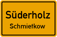 Schmietkower Dorfstraße in SüderholzSchmietkow