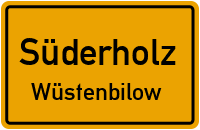 Straßen in Süderholz Wüstenbilow