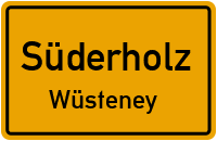 Straßen in Süderholz Wüsteney