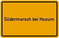 City Sign Südermarsch bei Husum