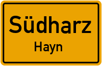 Mittelstraße in SüdharzHayn