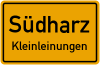 an Der Dorfstraße in SüdharzKleinleinungen