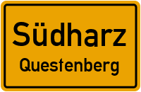 Questenberger Dorfstraße in SüdharzQuestenberg