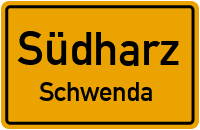 Waldhausweg in 06536 Südharz (Schwenda)