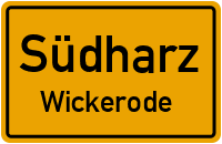 Wickeröder Landstraße in SüdharzWickerode