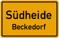 Bergener Straße in SüdheideBeckedorf