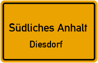 Diesdorfer Straße in Südliches AnhaltDiesdorf