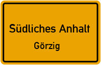 Alte Gartenstraße in 06369 Südliches Anhalt (Görzig)