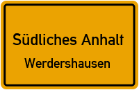 Schlettauer Straße in Südliches AnhaltWerdershausen