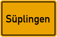 Ortsschild von Gemeinde Süplingen in Sachsen-Anhalt
