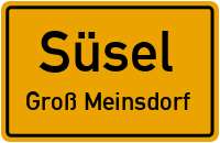 Privatweg in SüselGroß Meinsdorf