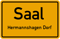 Alte Hauptstraße in SaalHermannshagen Dorf