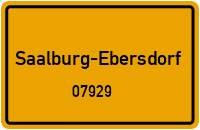 07929 Saalburg-Ebersdorf