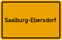Saalburg-Ebersdorf in Thüringen