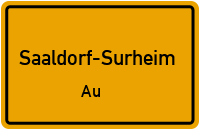Straßenverzeichnis Saaldorf-Surheim Au
