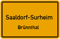 Straßenverzeichnis Saaldorf-Surheim Brünnthal