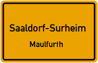 Straßenverzeichnis Saaldorf-Surheim Maulfurth