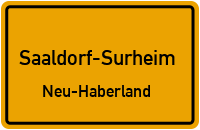 Straßenverzeichnis Saaldorf-Surheim Neu-Haberland