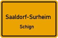 Straßenverzeichnis Saaldorf-Surheim Schign