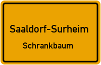 Straßenverzeichnis Saaldorf-Surheim Schrankbaum