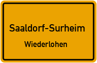 Straßenverzeichnis Saaldorf-Surheim Wiederlohen