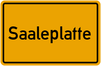 City Sign Saaleplatte