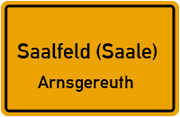 Saalfelder Straße in Saalfeld (Saale)Arnsgereuth