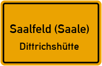 Wismutstraße in Saalfeld (Saale)Dittrichshütte