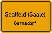 Kirnbergstraße in Saalfeld (Saale)Garnsdorf