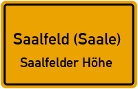 Am Querweg in Saalfeld (Saale)Saalfelder Höhe