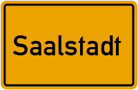 Eckstraße in Saalstadt