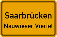 Brauerstraße in SaarbrückenNauwieser Viertel
