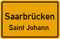 Kleine Rosenstraße in SaarbrückenSaint Johann