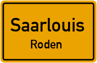 Baustellenzufahrt in 66740 Saarlouis (Roden)
