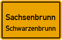 Hauptstraße in SachsenbrunnSchwarzenbrunn