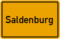 Ortsschild von Gemeinde Saldenburg in Bayern