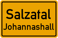 Straßenverzeichnis Salzatal Johannashall