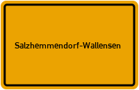 City Sign Salzhemmendorf-Wallensen