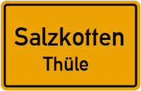 Schloßstraße in SalzkottenThüle