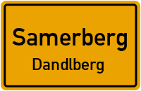 Straßen in Samerberg Dandlberg