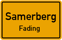 Straßen in Samerberg Fading
