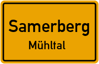 Straßen in Samerberg Mühltal