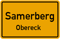 Straßen in Samerberg Obereck