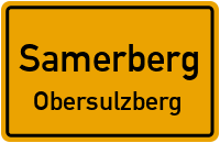 Straßen in Samerberg Obersulzberg