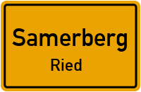 Straßen in Samerberg Ried