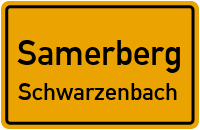 Straßen in Samerberg Schwarzenbach