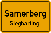 Straßenverzeichnis Samerberg Siegharting
