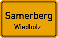 Straßen in Samerberg Wiedholz